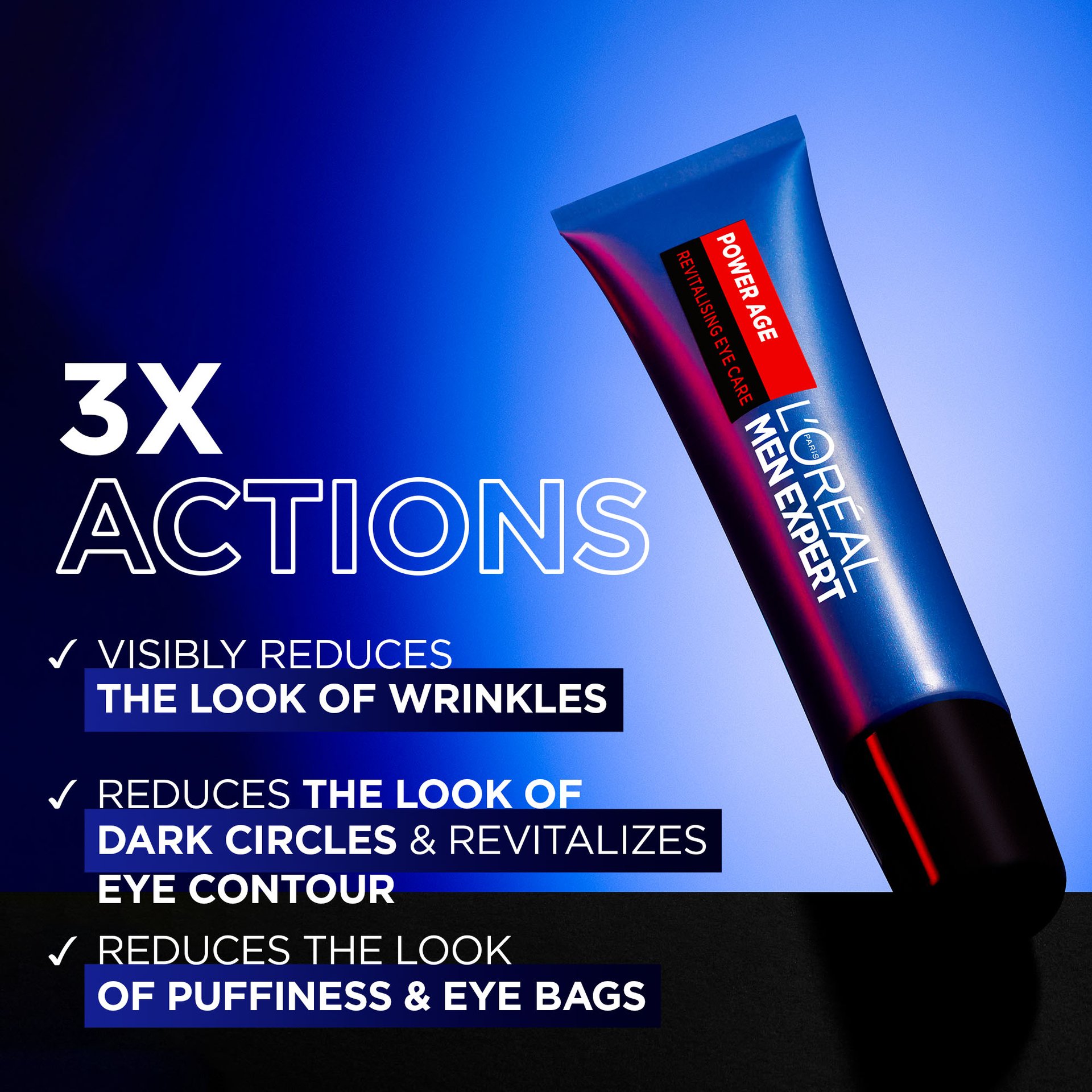 Power Age Revitalizing Eye Cream - 3x Actions